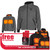12V 2XL GREY HEATED HOODIE