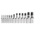 13PCE 1/4 AND 3/8 DRIVE TORX BIT SOCKET SET
