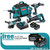 18V 5PCE B/LESS COMBO KIT 2X5.0AH BATT,CHAR,BAG