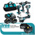 18V BRUSHLESS 4PCE COMBO KIT - 2X5.0AH BATT & CHRG