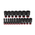19PC 1/2\" DRV SAE DEEP 6 PT SHOCKWAVE IMPACT SOCKET SET