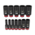 12PC 3/8\" DRV SAE DEEP 6 PT SHOCKWAVE IMPACT SOCKET SET
