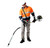 1.5HP STEEL TIP PETROL PORTAVIBE FVE44-2