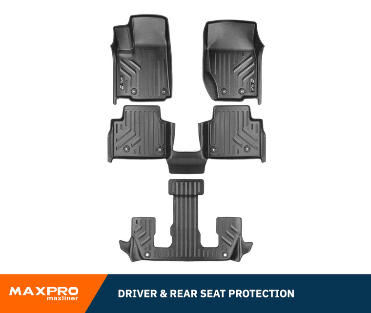 Floor Liners 1ST+2ND+3RD Row Set Bucket Seat