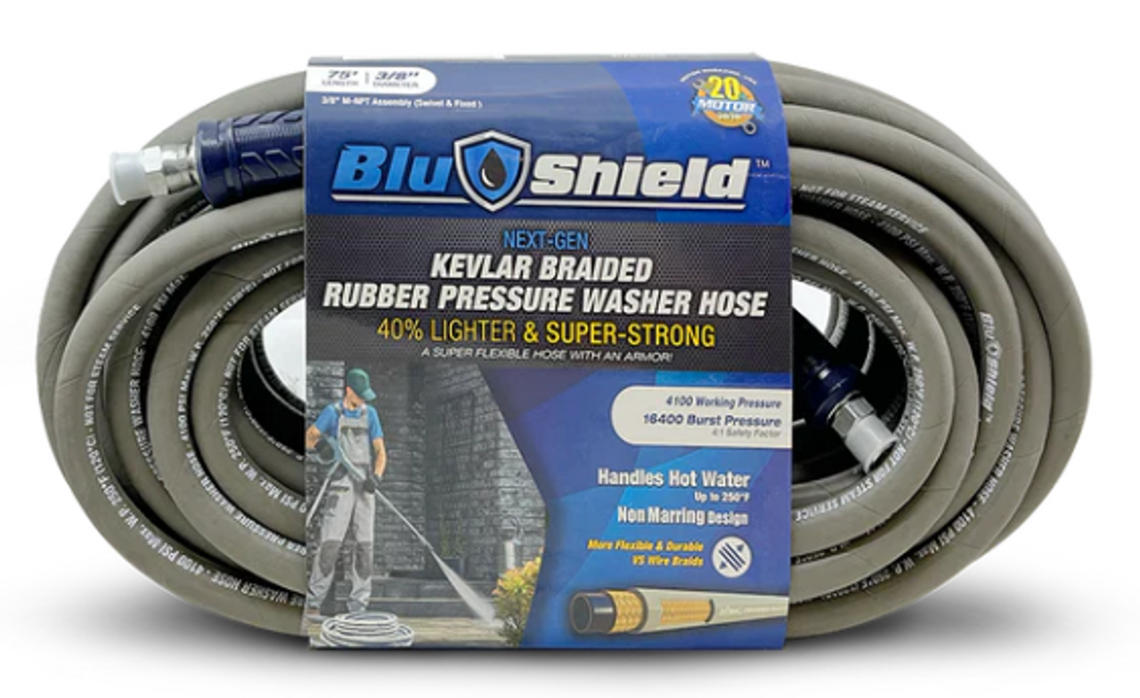 BluShield Retractable Pressure Washer Hose Reels by BluBird