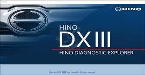 HINO DX3 engine truck diagnostic software