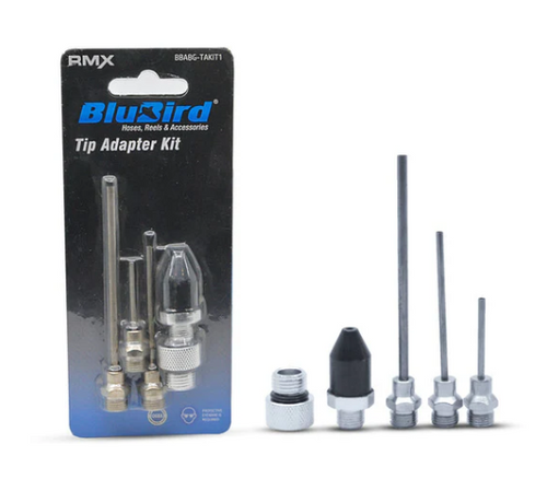 BluBird Air Blow Gun 5 Piece Tip Adapter Kit
