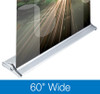 Silver Step 60" Retractable Banner Stands Silver Step 60" Retractable Banner Stands