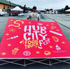Food Truck Fest 8ft Straight ReadyPop Fabric Display