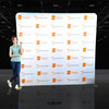 8ft Straight Step Repeat EZ Tube Backdrop Display