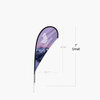 Teardrop Flag 7ft Small Single-Sided