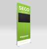 3.3 x 7.4ft. SEGO Modular Double-Sided Lightbox Display with Monitor Mount