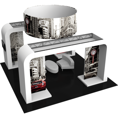 What is a HYBRID TRADE SHOW DISPLAY?