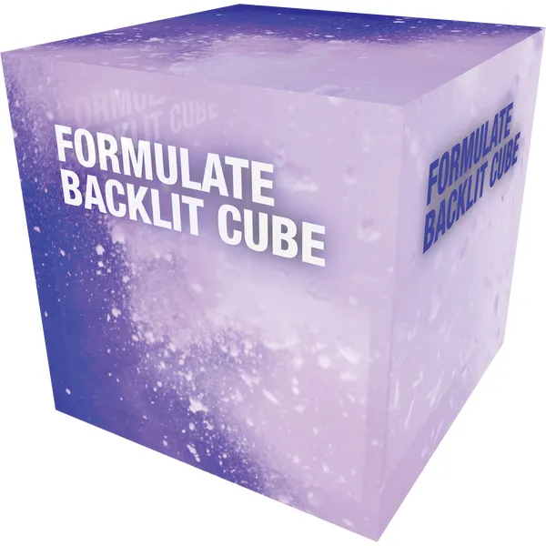 Formulate Backlit Cubes- exponetUSA.com