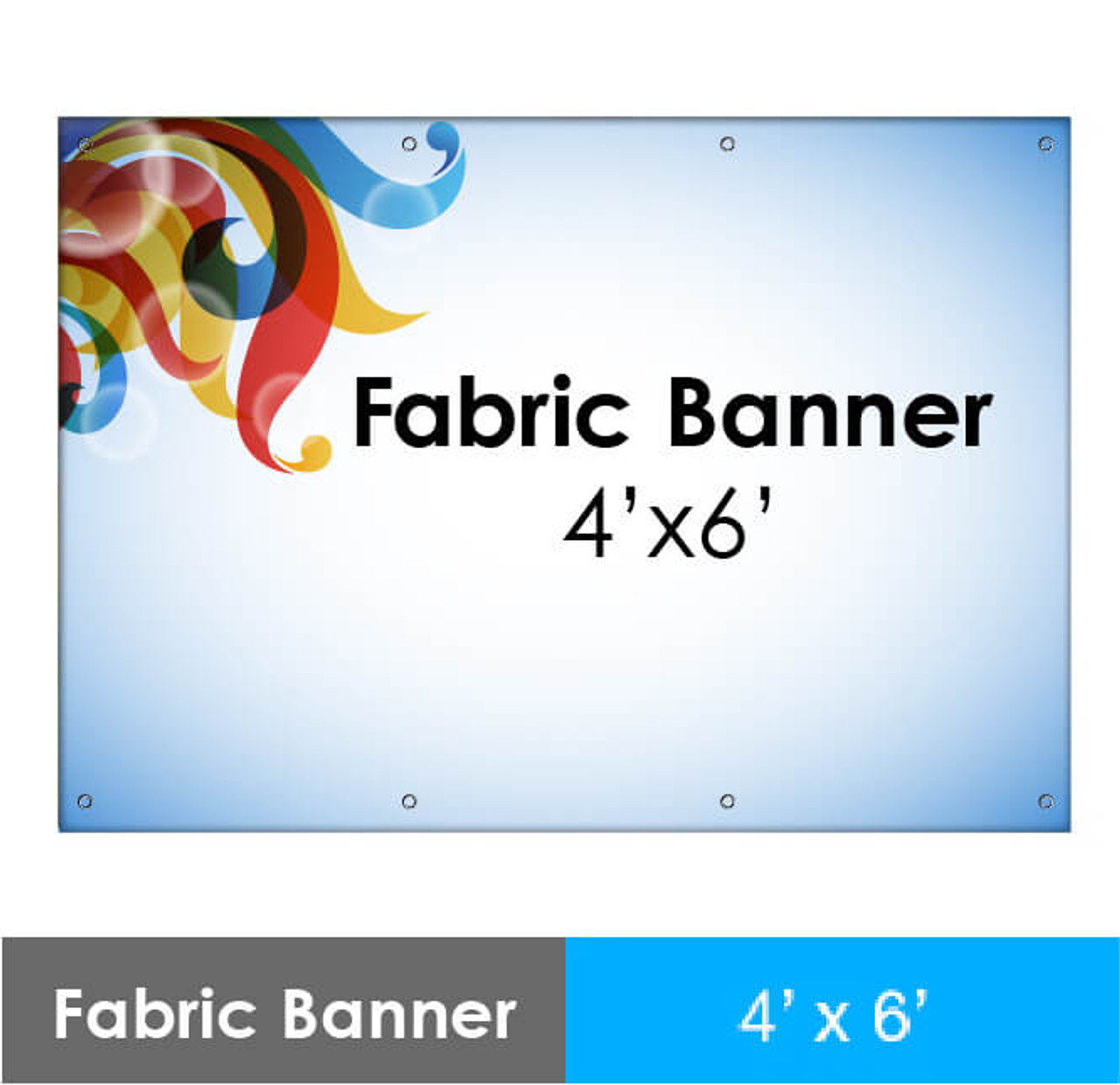Vinyl Fabric Banners 4 X 6 Printable Woven Fabric Display