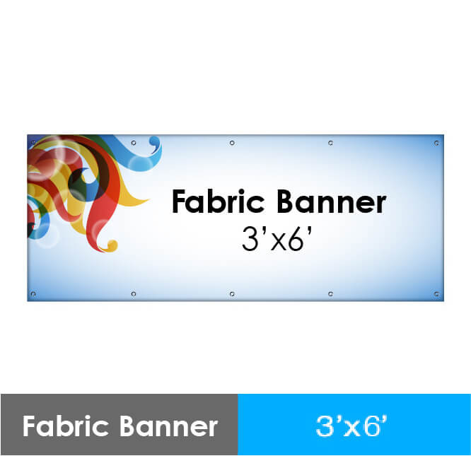 Printable Fabric Banner 3 X6 Vinyl Woven Fabric Banners