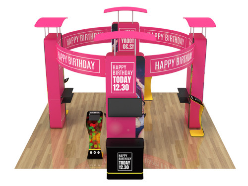 20X20ft Expo Merchandiser A Fabric Display Package (2020EMA)