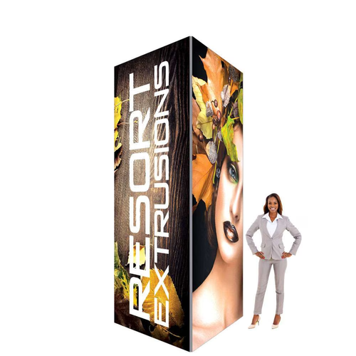 16ft Tall Big Sky Square Backlit Tower