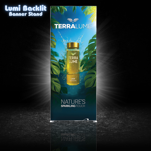 Lumi Backlit Banner Stand SEG Fabric Display (LUMBLBSEG)