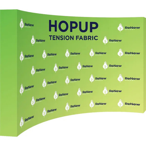 Hopup Tension Fabric Display Reprints - Large - 13ft Curved