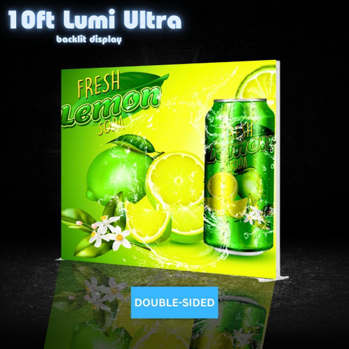10ft Lumi Ultra Backlit SEG Fabric Display