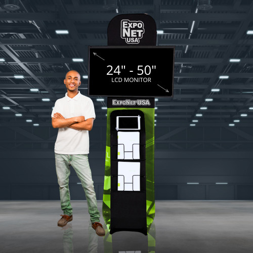 BigFab Deluxe Monitor Kiosk Display