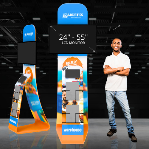 BigFab Deluxe Monitor Kiosk Display