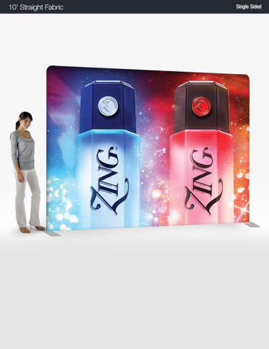 10 ' Straight EZ Tube - Single Sided Graphic