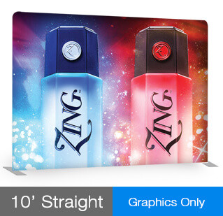 10 ' Straight EZ Tube - Single Sided Graphic