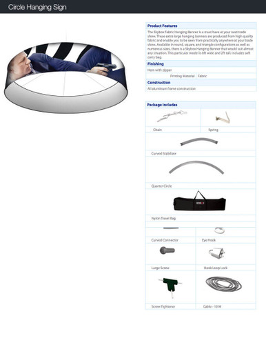 Circle Hanging Sign Details