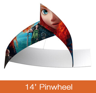 Pinwheel Hanging Sign