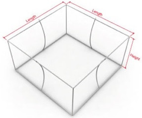 Square Hanging Sign Frame