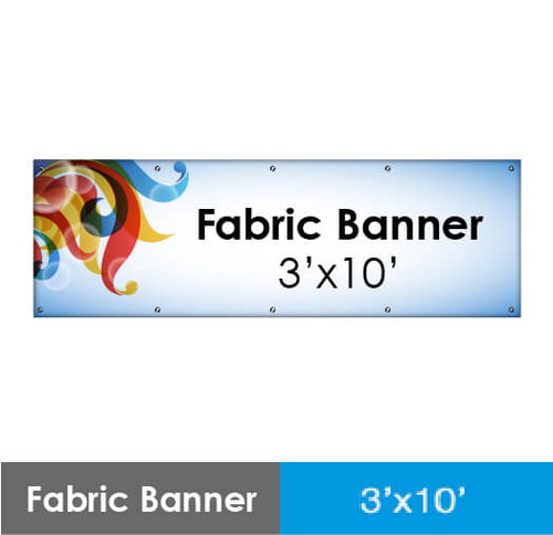 Fabric Banner 3'x10'