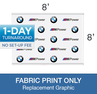 Jumbo Step & Repeat  8' x 8' Replacement Print
