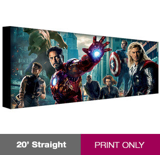 20' ReadyPop Straight Fabric Pop-up - PRINT ONLY