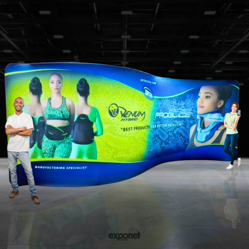 20ft Serpentine EZ Tube Display
