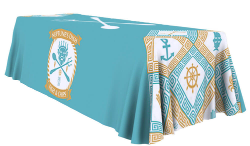 8 foot full color one choice table throw