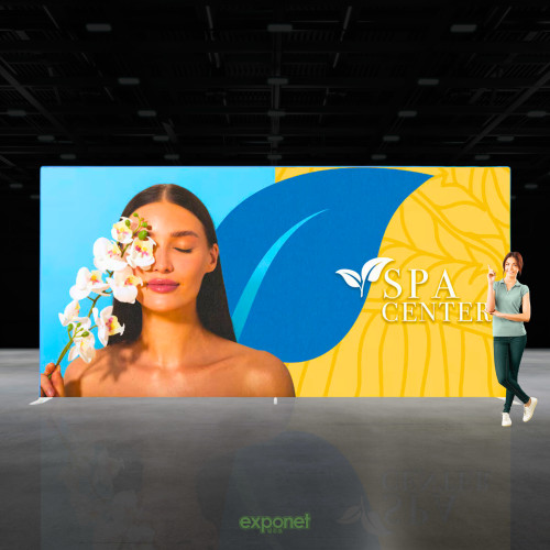 20ft x 10ft Tall EZ Tube Display