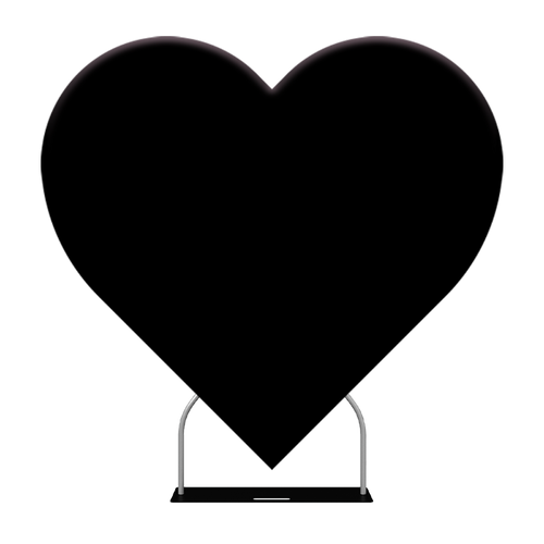 7ft EZ Fab Heart Display