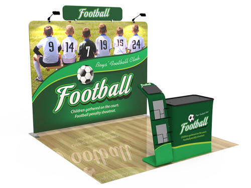 10ft QuickZip 19 Fabric Display Package (10EM19)