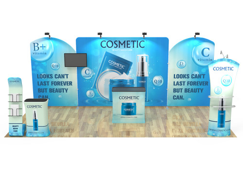 10X20ft Expo Merchandiser J Fabric Display Package (1020EMJ)