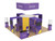 20X20ft Expo Merchandiser 51 Fabric Display Package (2020EM051)