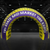 15x10ft Triangular Fabric Arch