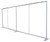 20ft Straight EZ Tube Tension Fabric Display Frame