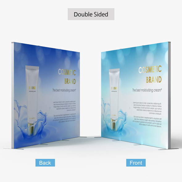 10ft EZ SEG Fabric Stand Double-Sided