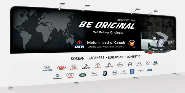 20ft Straight EZ Tube Display