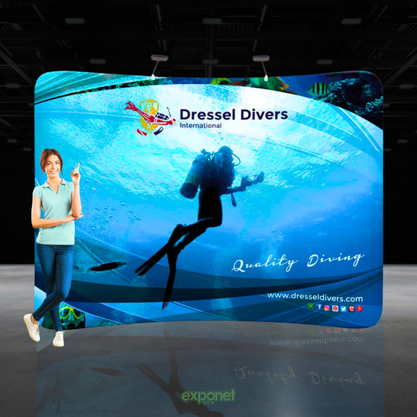 10ft Curved EZ Tube Display