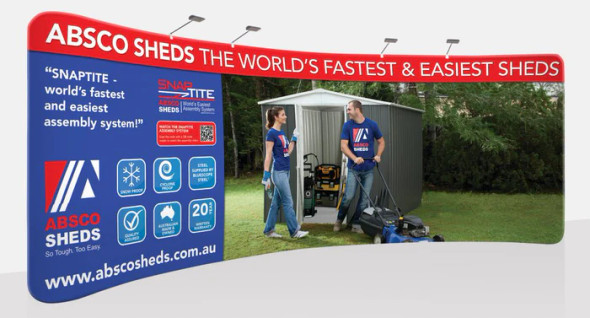 20ft Curved EZ Tube Display