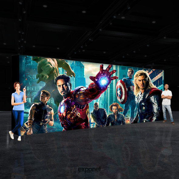 20ft ReadyPop Fabric Display - Straight