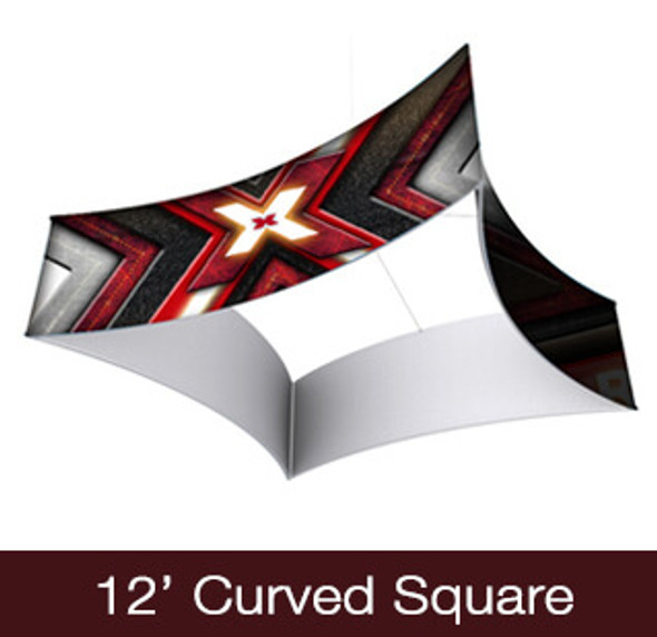 Curved Square Hanging Sign